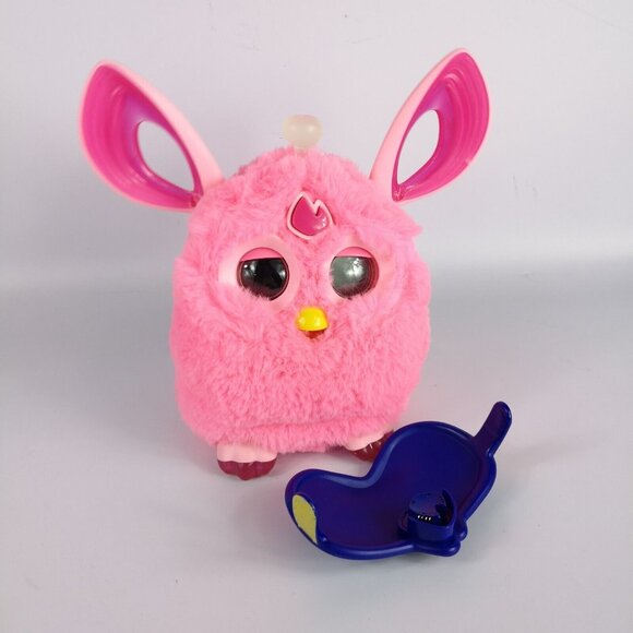 Hasbro Furby Connect Friend Toy  Bluetooth Coral Pink with Mask Tested Working - Picture 4 of 12